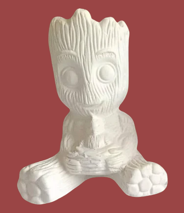 Groot pollito sentado