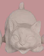 Gatos juguetones sin base
