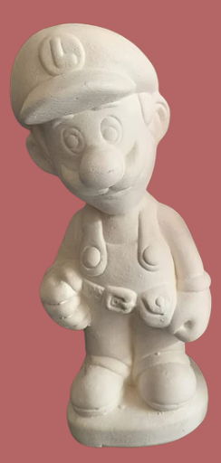 Mario Bros - Luigi parados alcancia