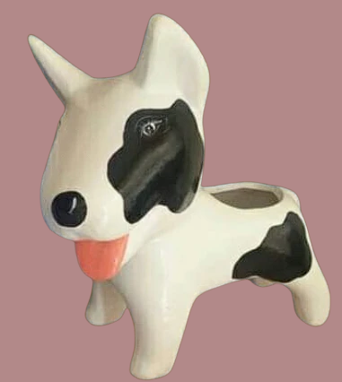 Pitubull cerámico macetero
