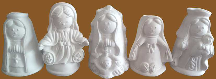 Juego de Virgenes infantiles