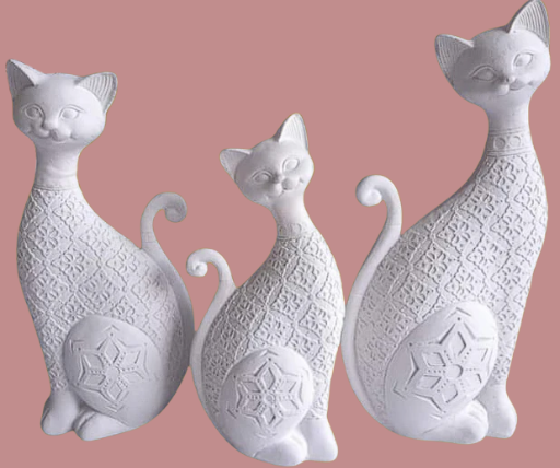 Juego de gatos x 3