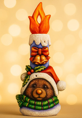 Velas navideñas tematicas