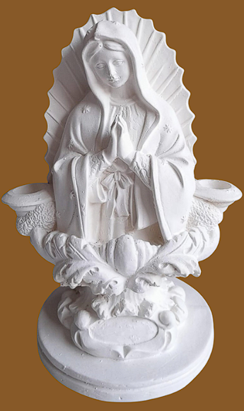Virgen Guadalupe candelabro