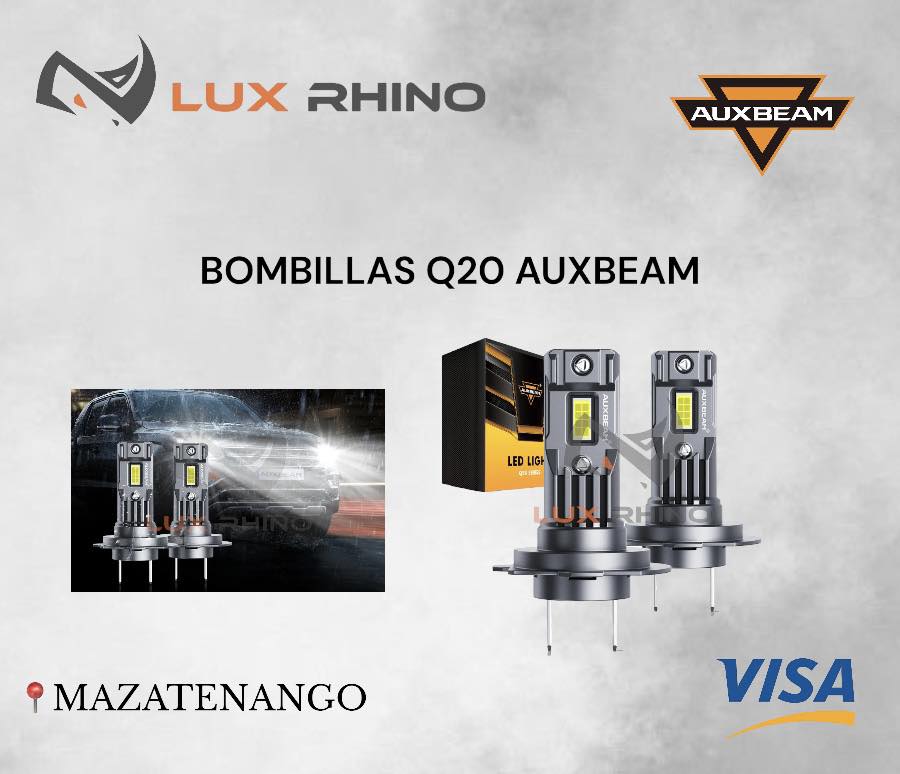 Bombillas LED SERIE Q20 MARCA AUXBEAM