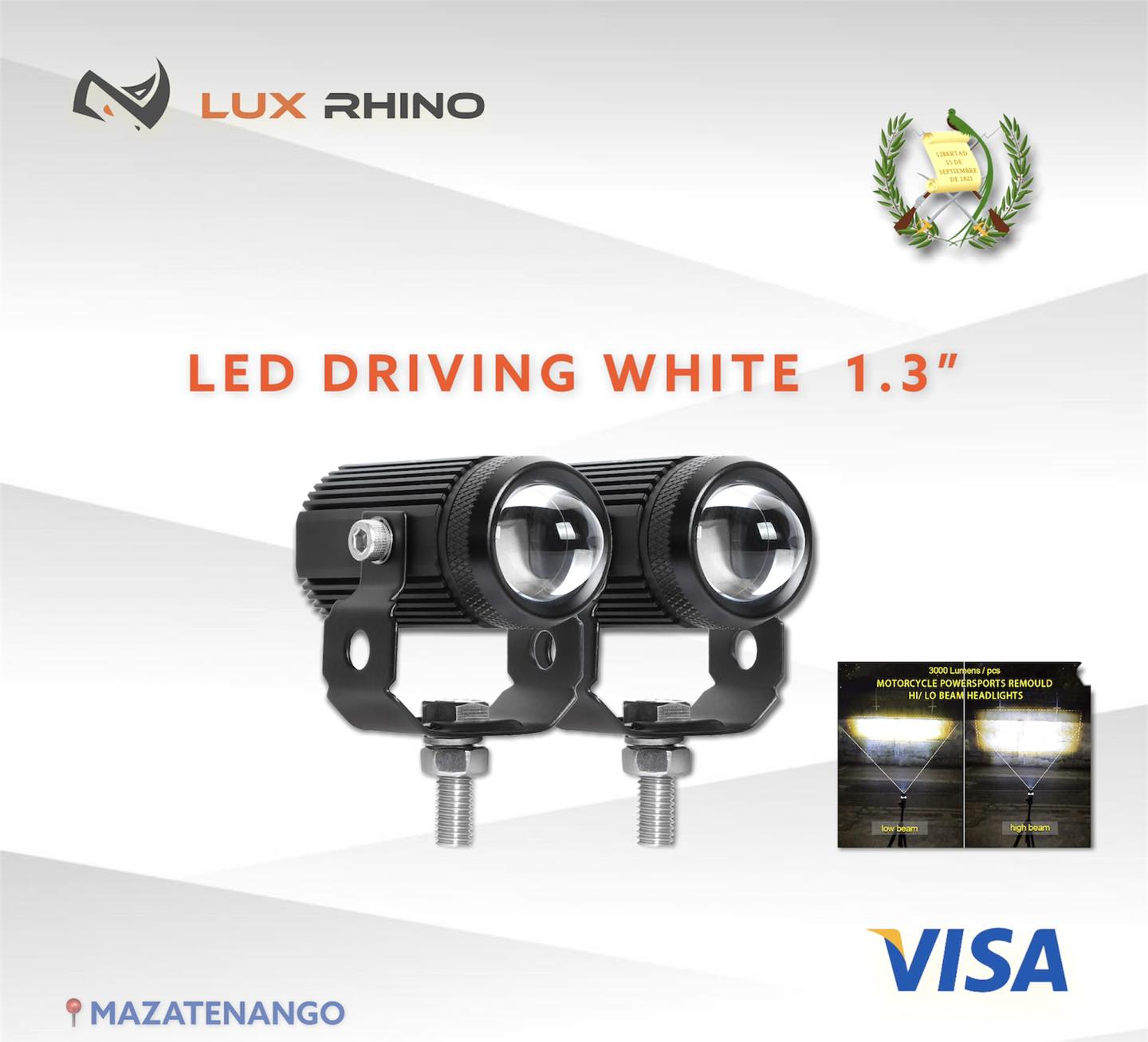 NEBLINERAS LED SERIE Driving white 1.3"