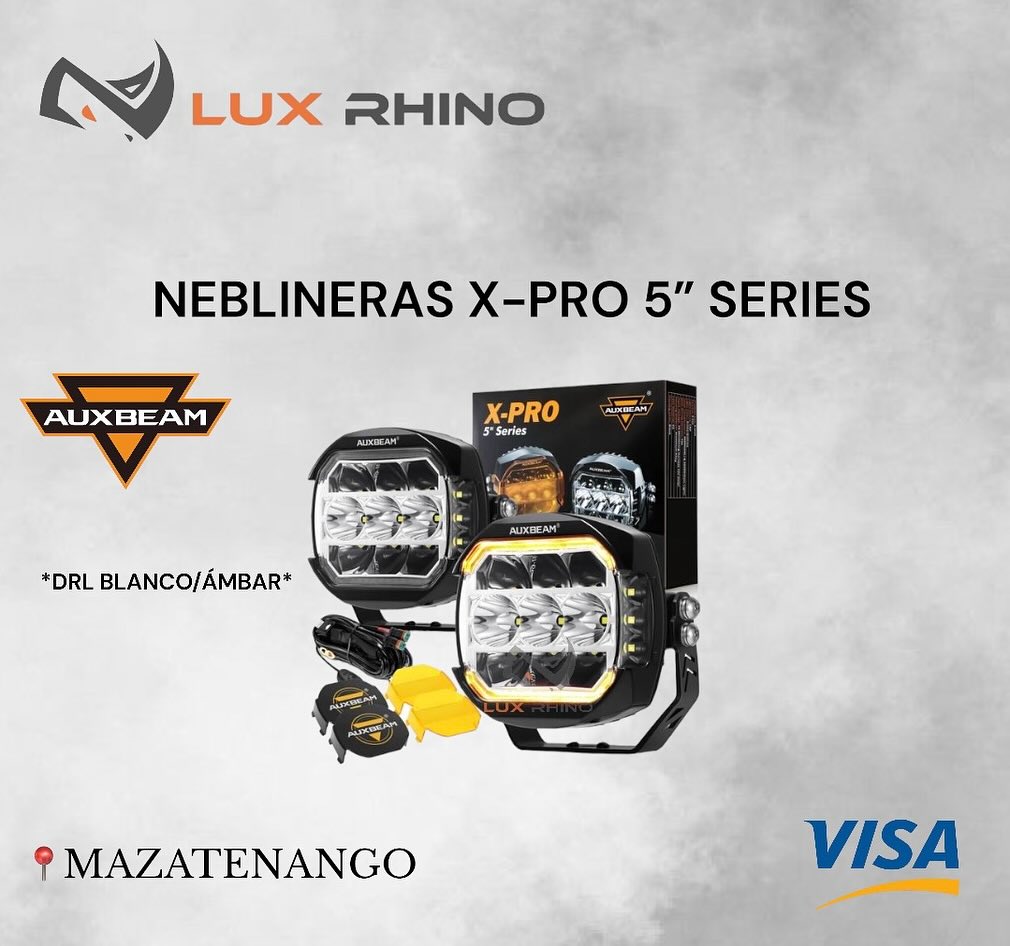 Neblineras LED SERIE X-Pro 5'' Series MARCA AUXBEAM