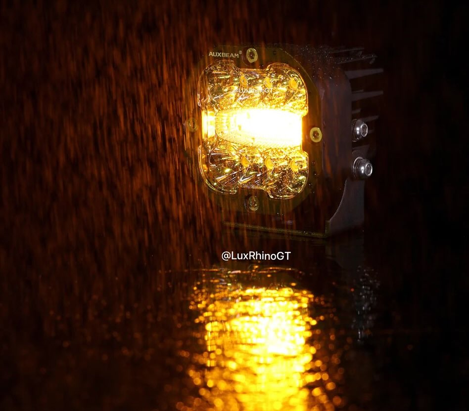 Neblineras LED  Cuadradas DRL 3'' MARCA Auxbeam