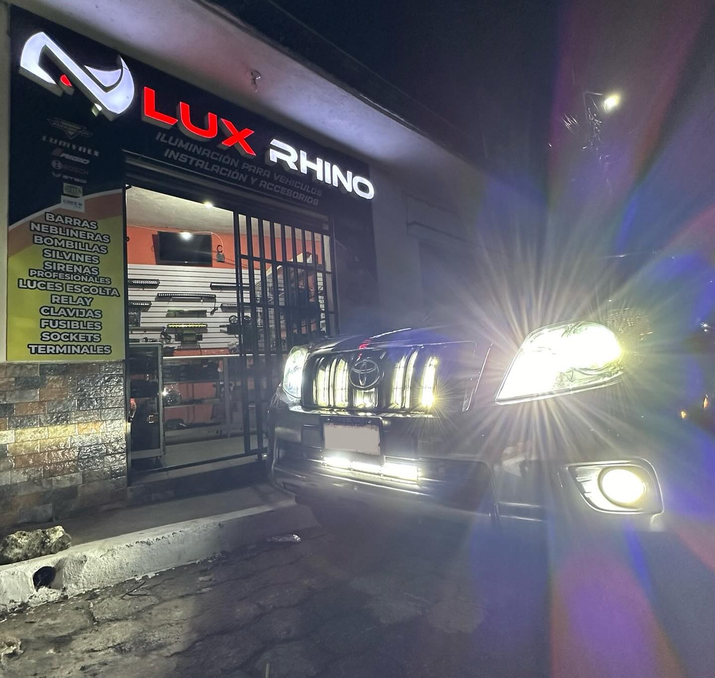 Neblineras LED Láser 9” MARCA AUXBEAM