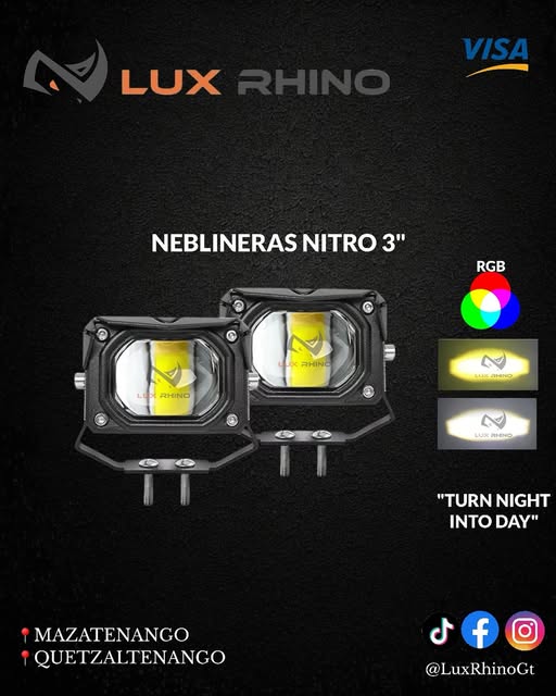 Neblineras Nitro 3"