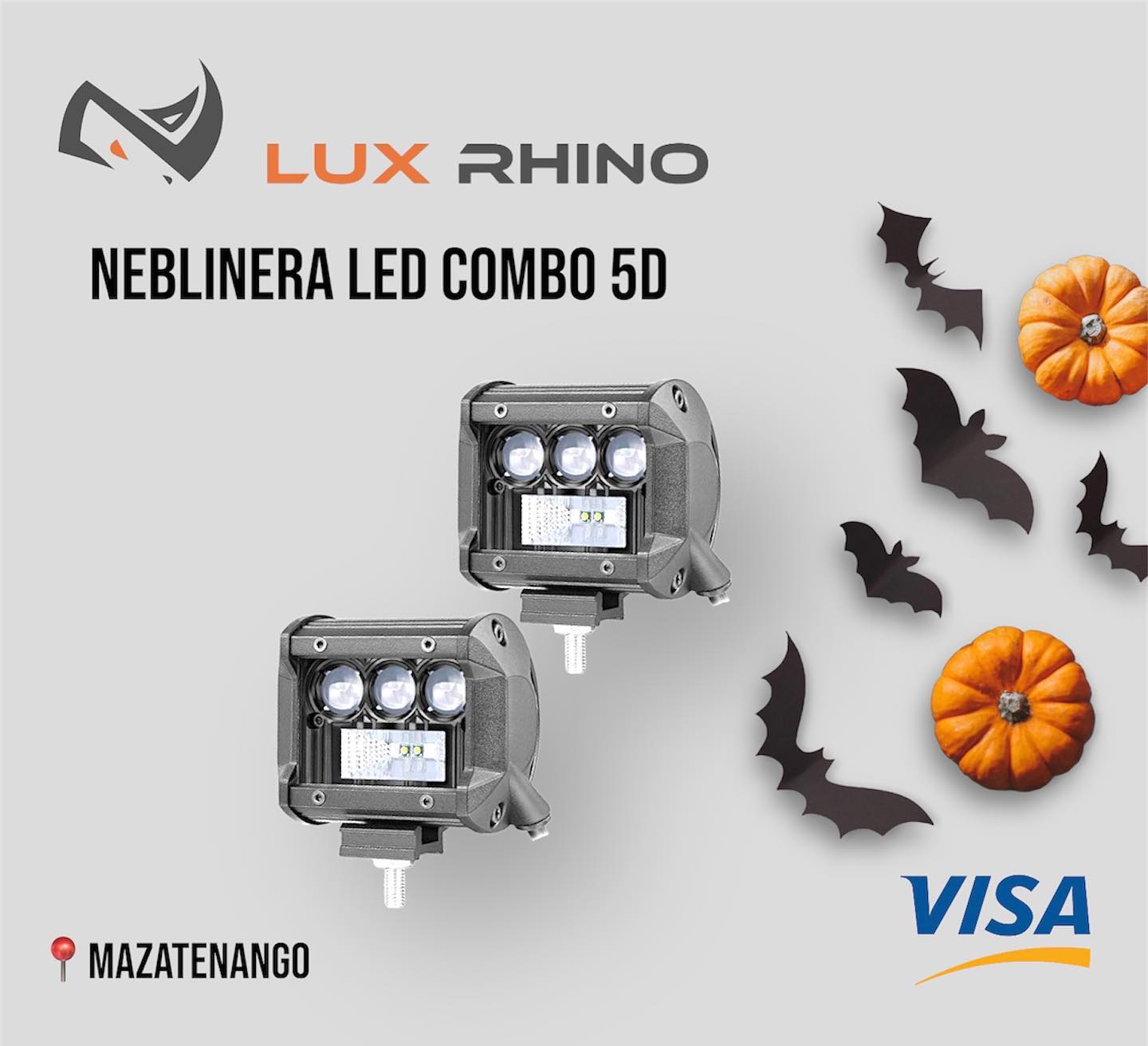 Neblinera LED SERIE Combo 5D