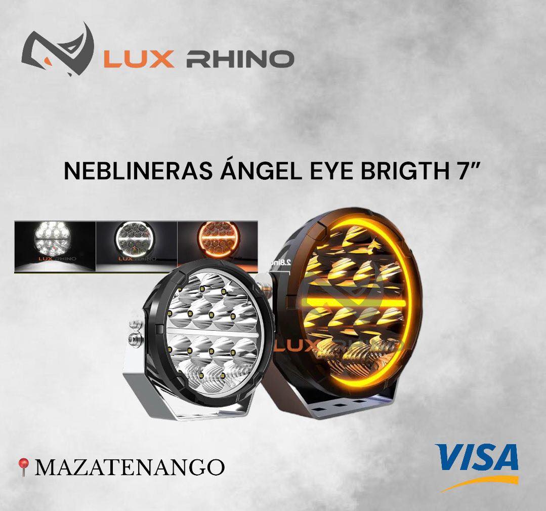 Neblineras LED Ángel Eye Bright 7"