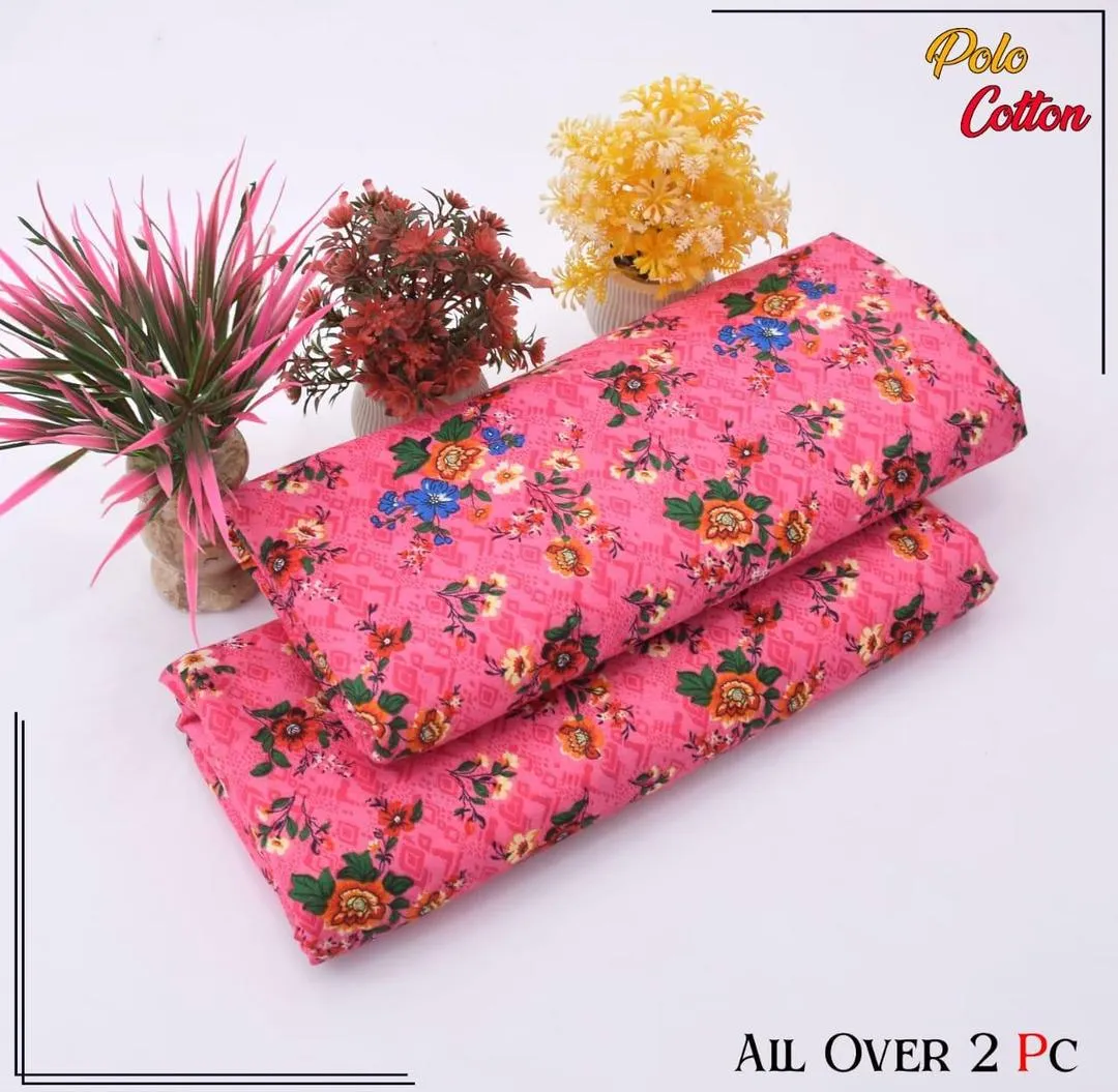 Polo Cotton Printed Fabric Set