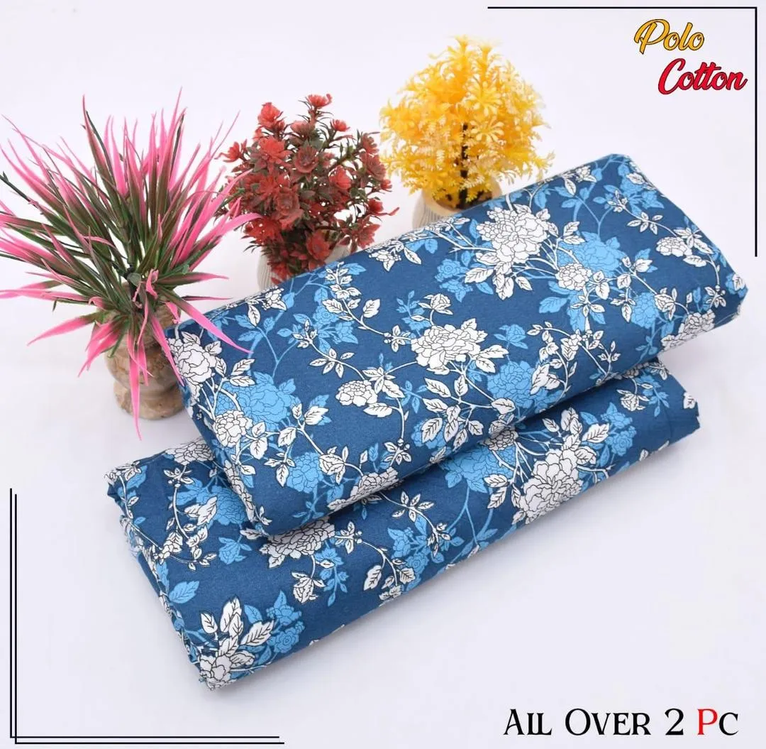 Floral Printed Cotton Fabric Set