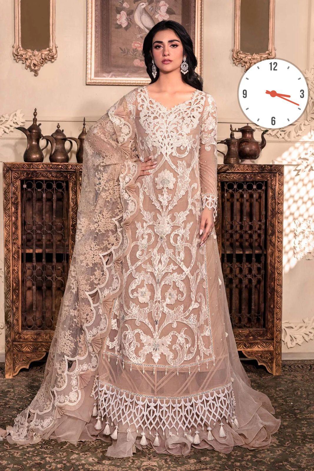 White Designer suit MARIA B HERITAGE EDITION