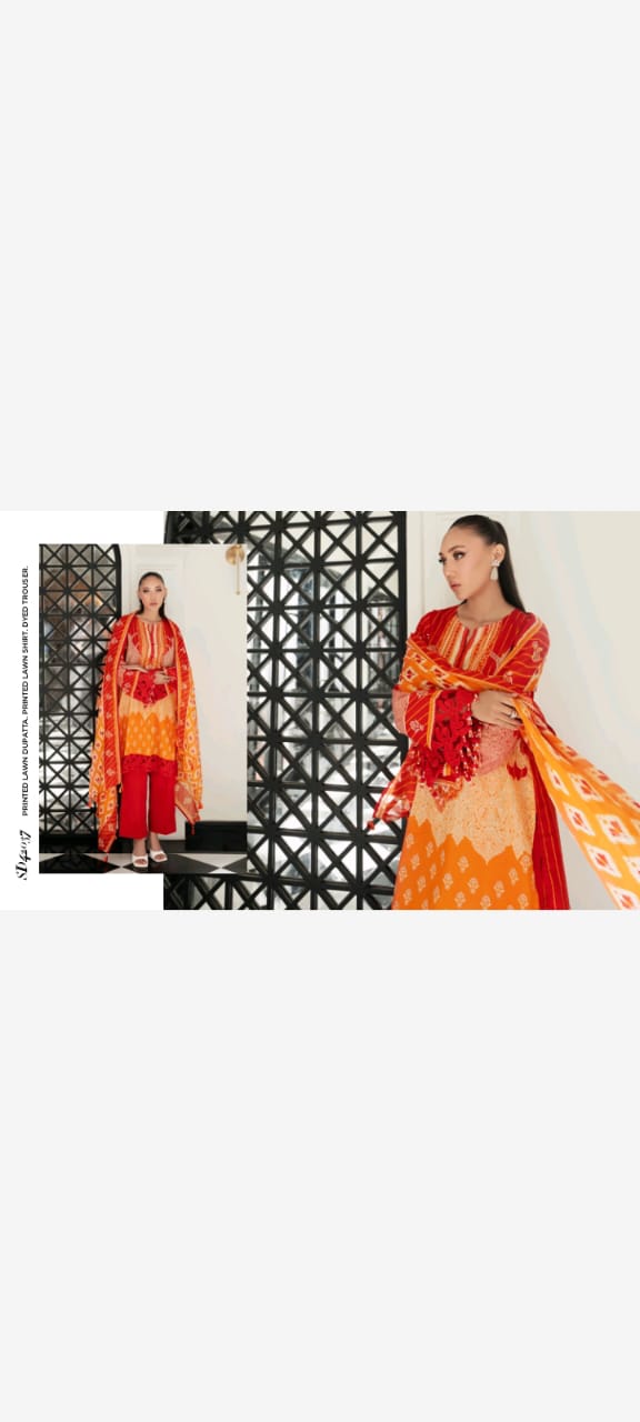 GulAhmed Summer Amore 3 Piece Printed Lawn Suit
