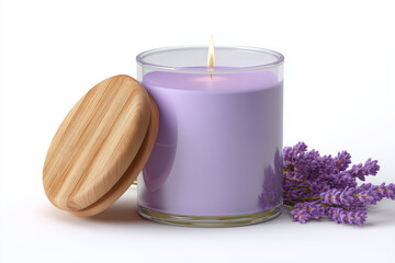 Lavender Scented Candle (Our products are available for purchase in Cleveland, Ohio) COMING SOON!