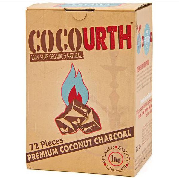 CocoUrth Organic Coconut Charcoal – 72 Pc