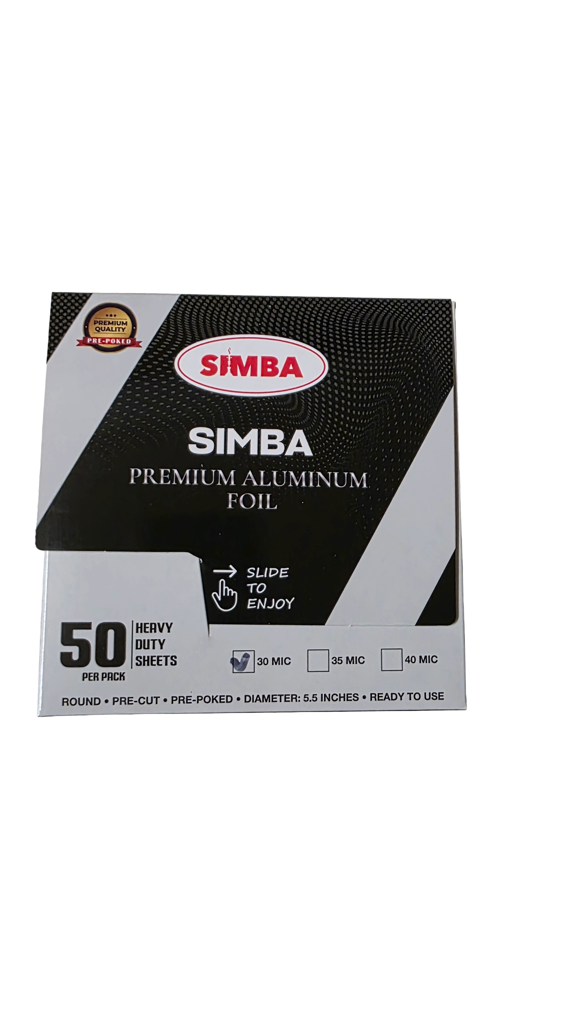 Simba Foil Pre-Poked (30mic X 50 sheets)