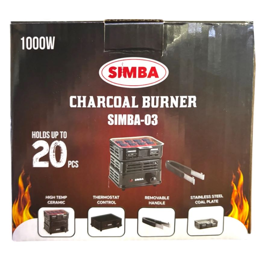 Heavy Duty Charcoal Burner – 1000W