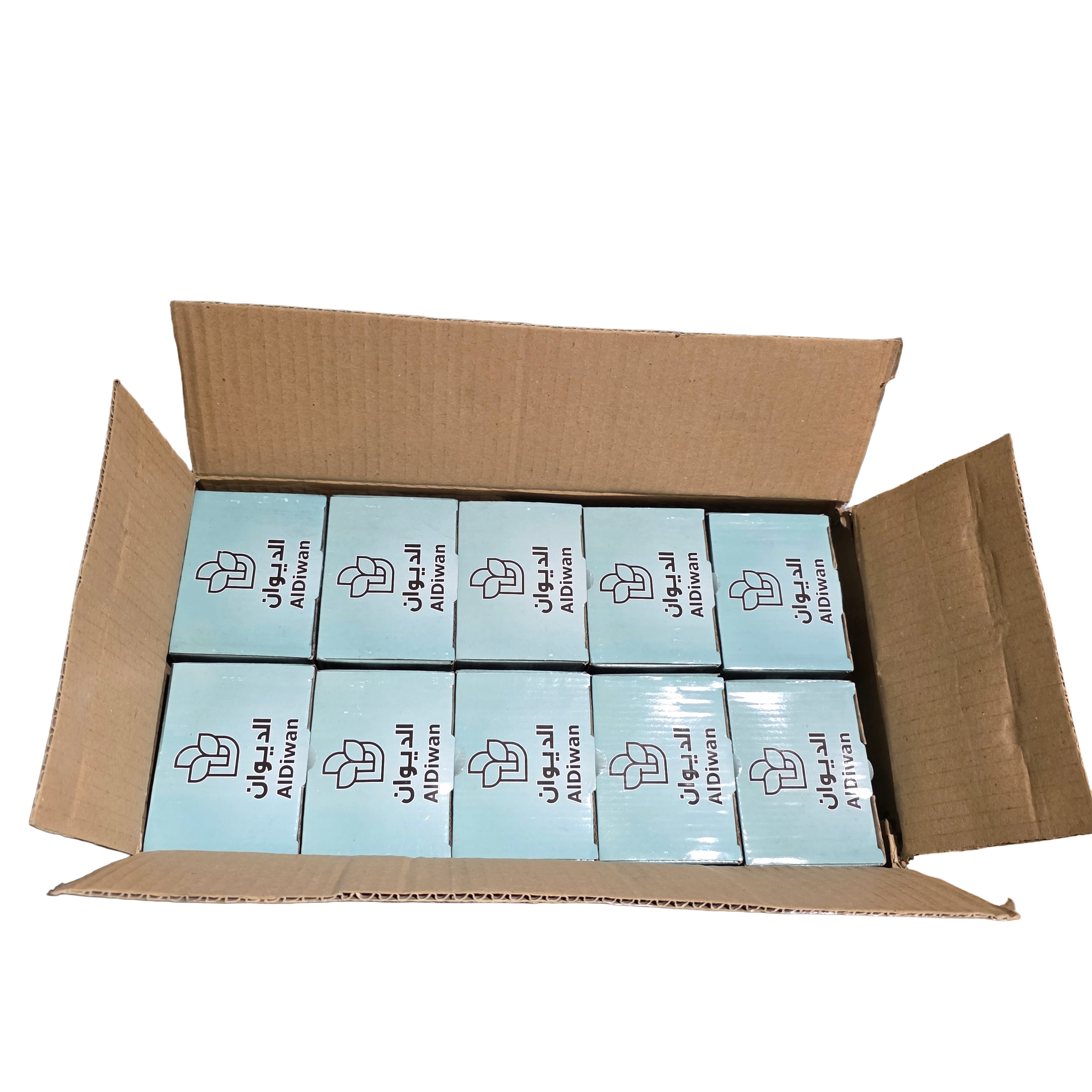 10 Pack (10kg) (72 Pieces of Al Diwan CUBES Hookah Coals)