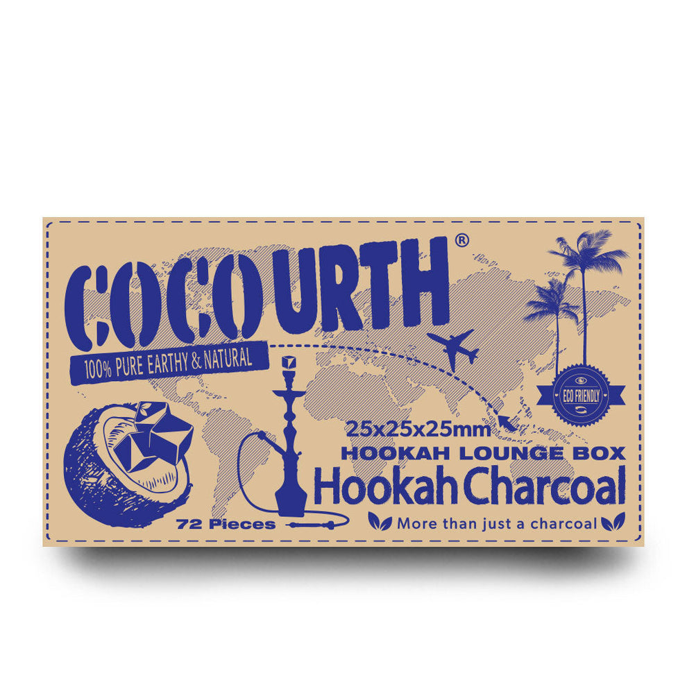 10 Pack (10kg) (72 Pieces of CocoUrth CUBES Hookah Coals)