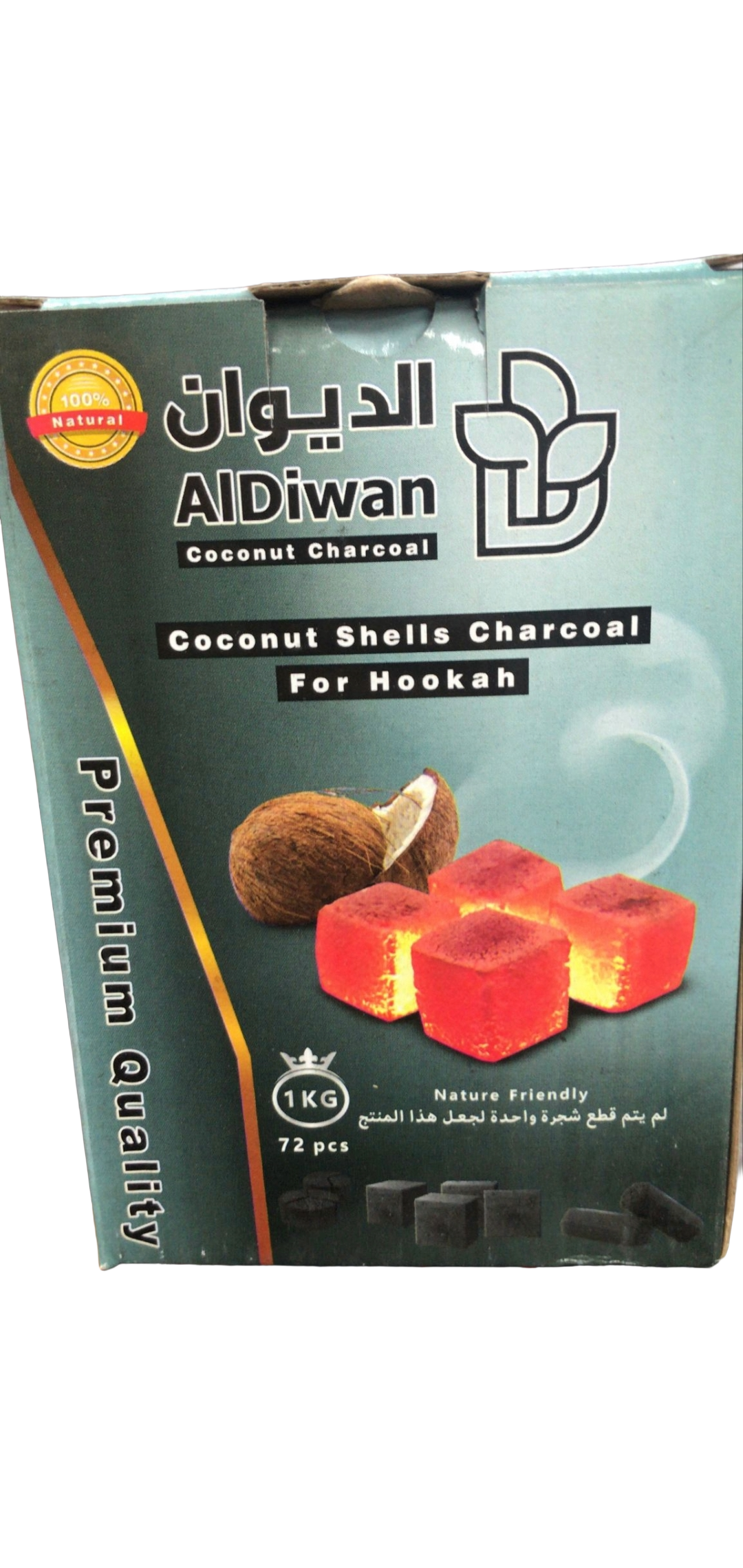 Al Diwan Coconut Coals - 72 Pc