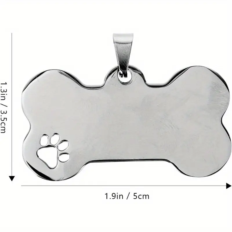 Placa de identificación para mascota