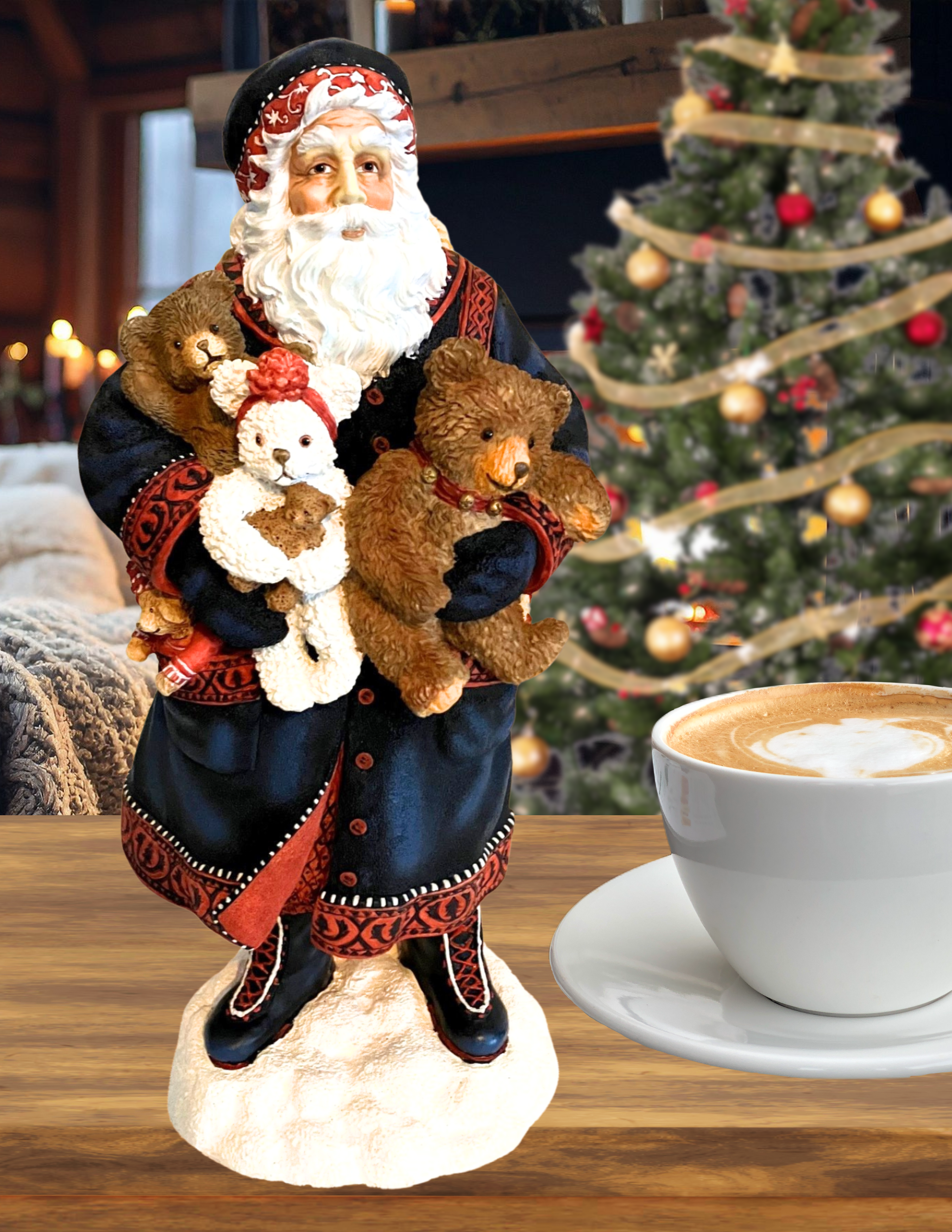 Teddy Bear Santa