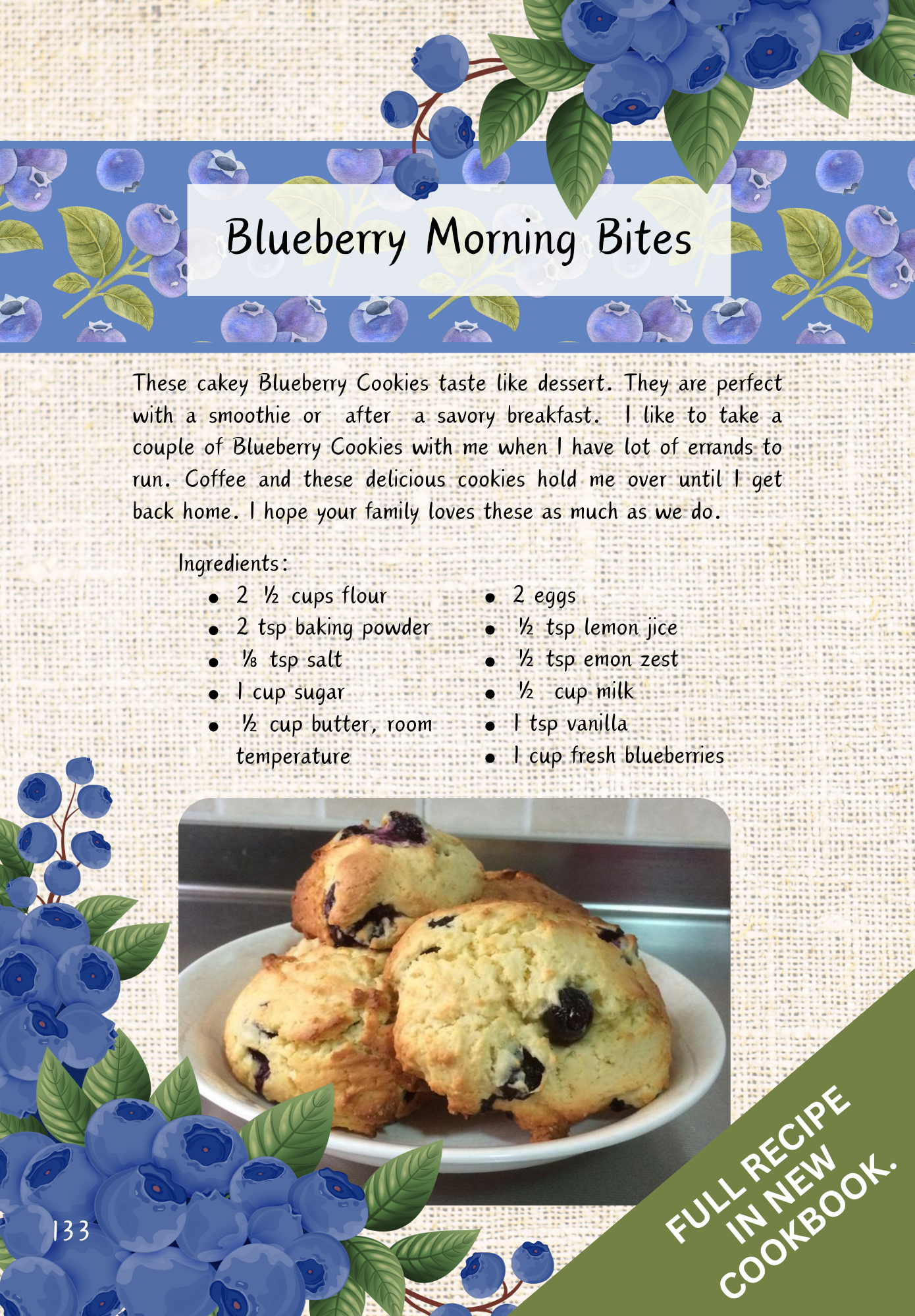 Eat Cookies for Breakfast Cookbook