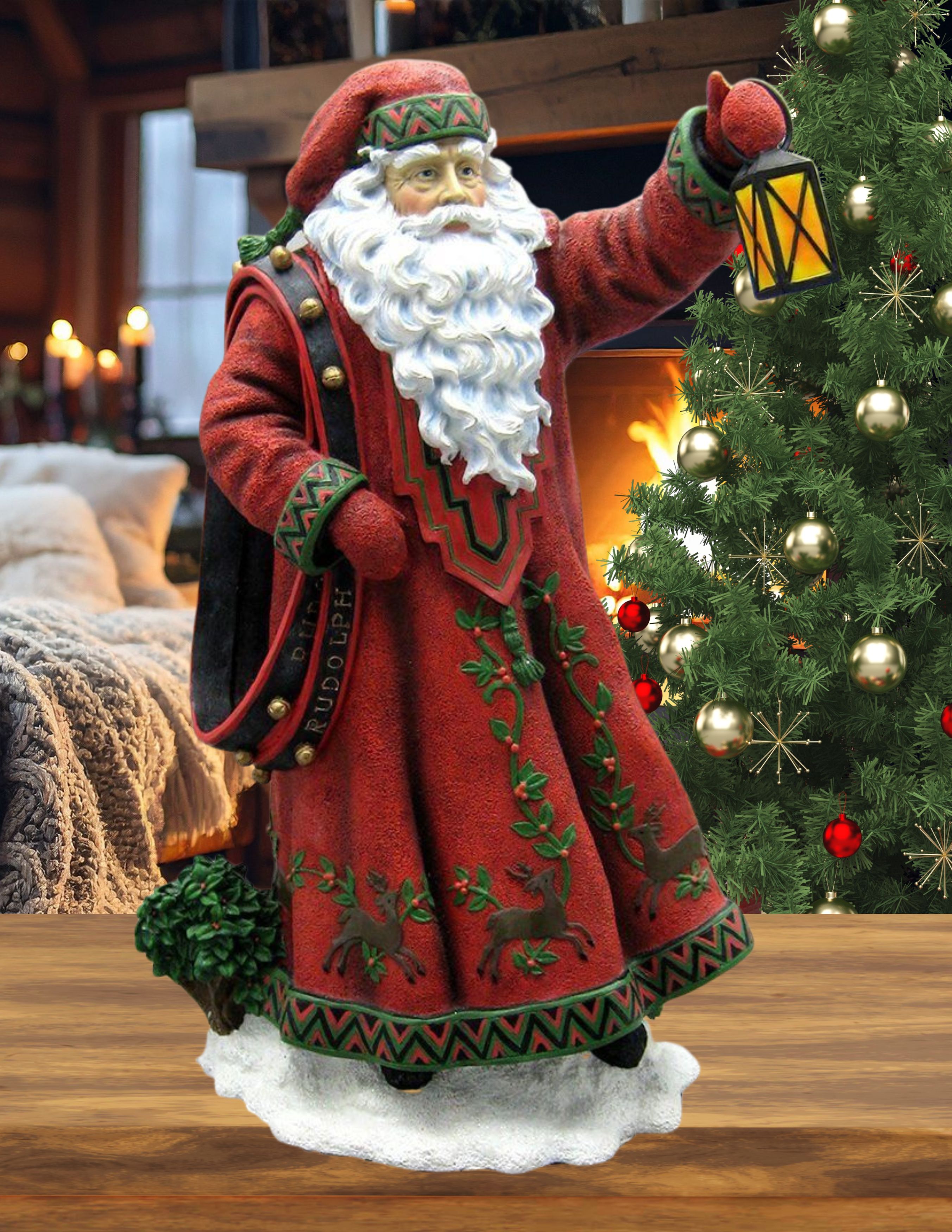 Where's Rudolph? Santa