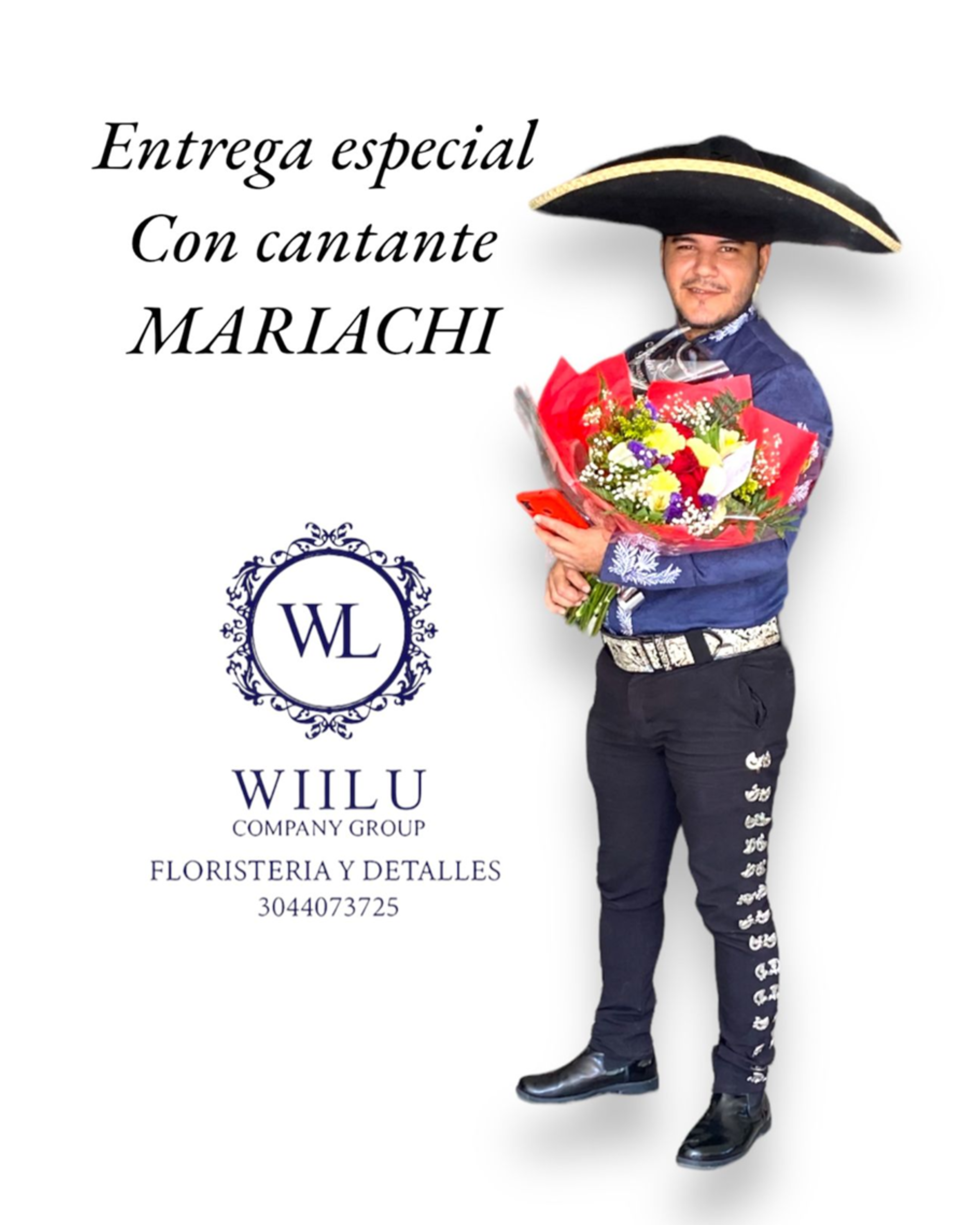 Entrega especial con mariachi