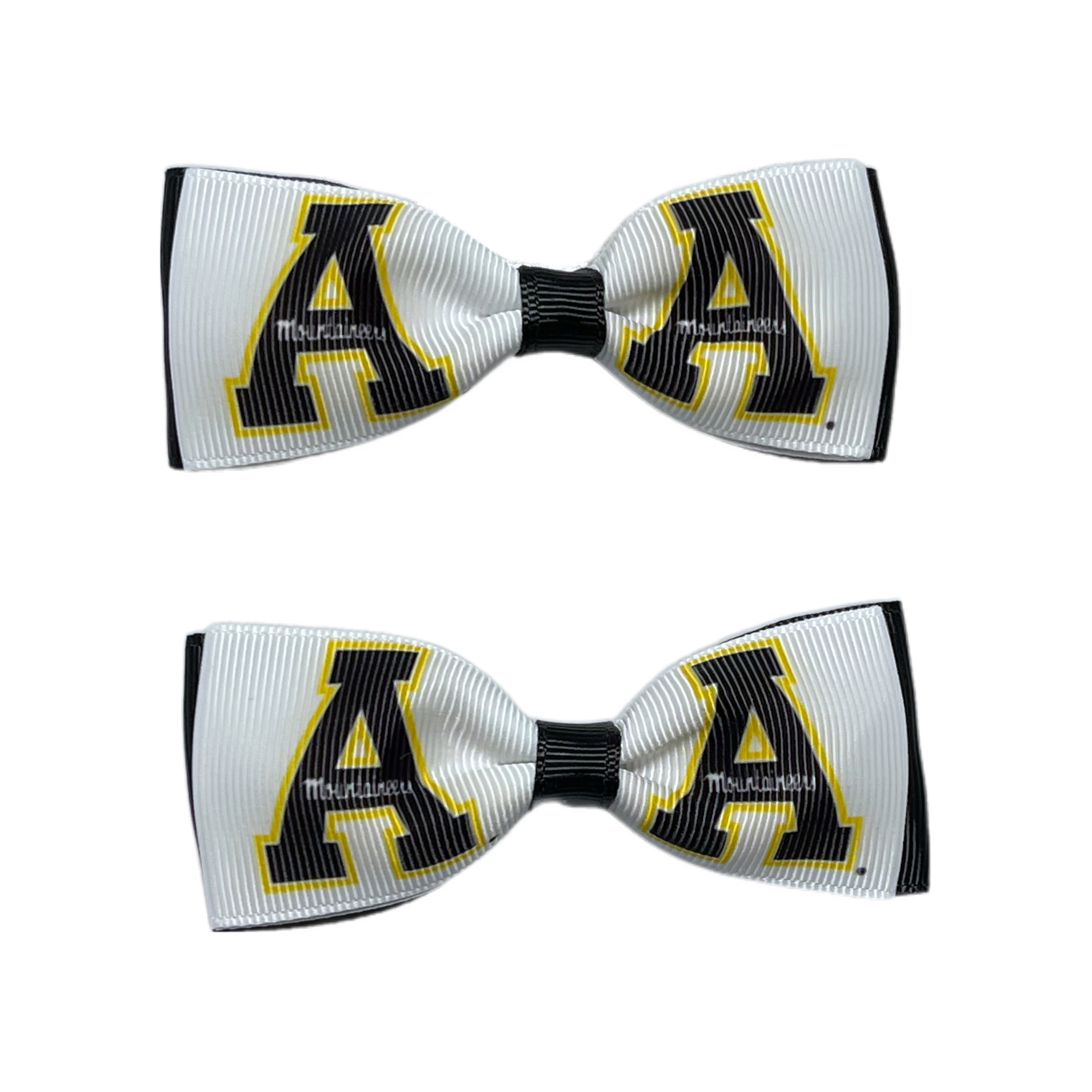 Black A Bow Pair - Appalachian State University