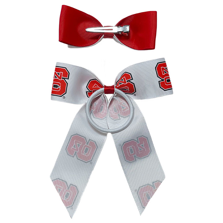 Bowtie & Cheer Pony 2 Pack North Carolina State University