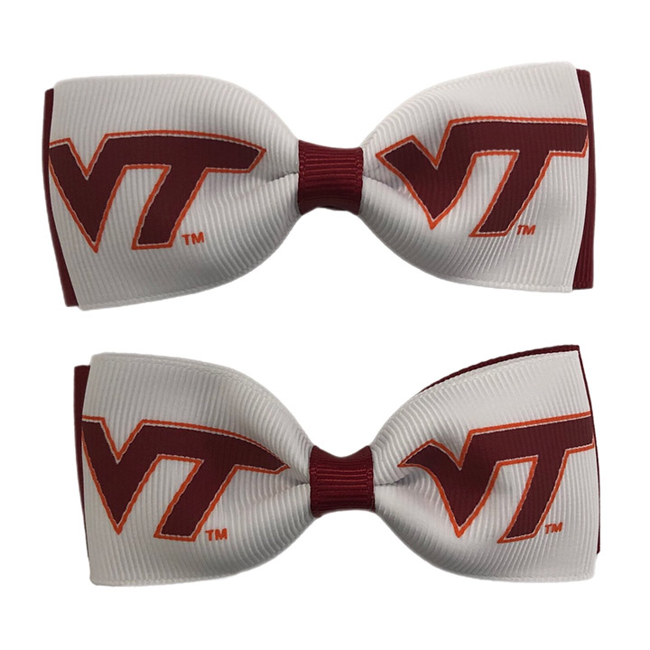 Bow Pair 2 Pack - Virginia Tech