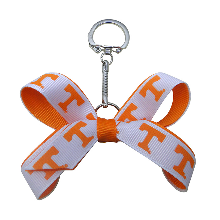 Mini Bow Key Chain - University of Tennessee