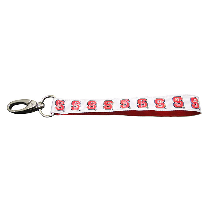2-Tone Wristlet Keychain North Carolina State