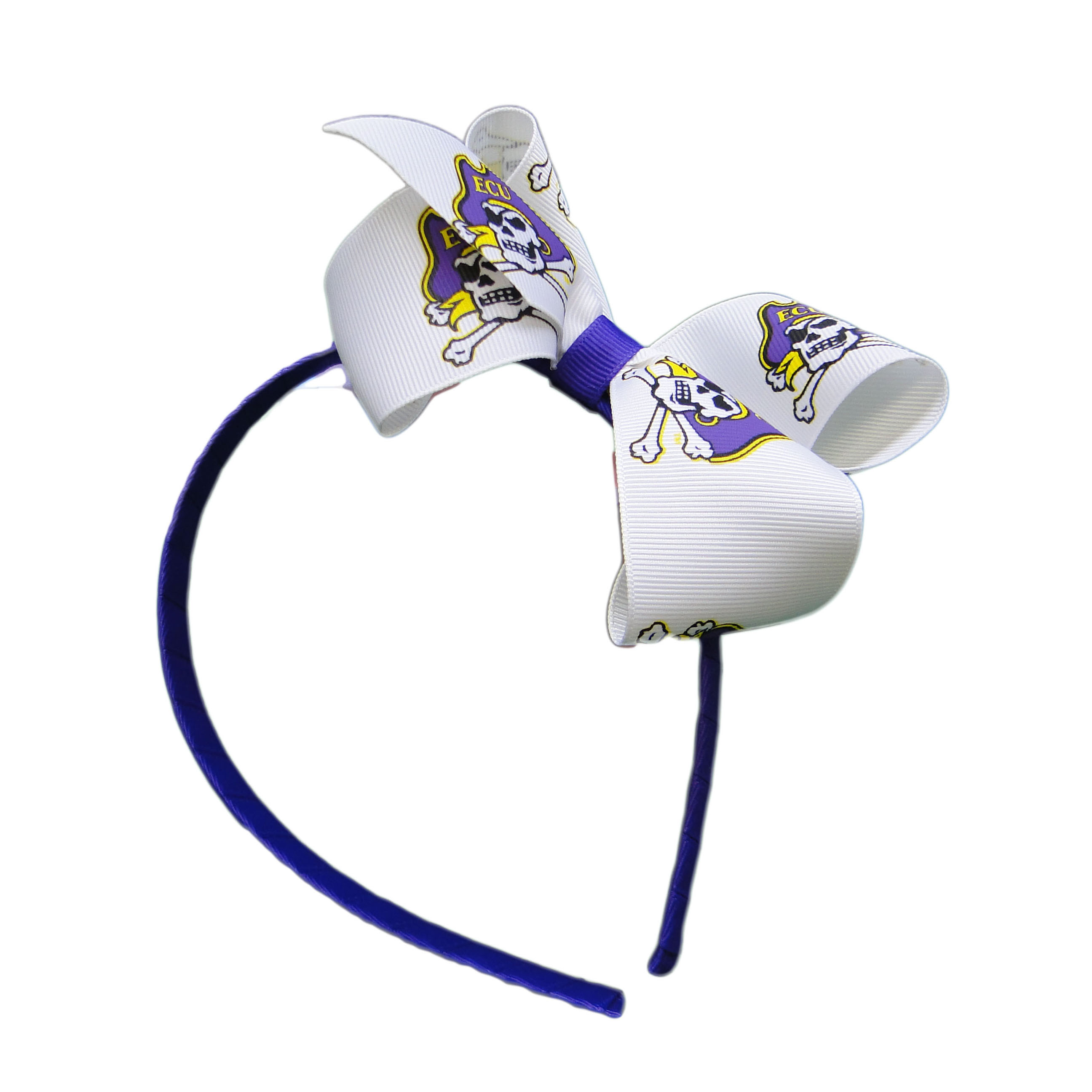 Wrapped Headband with Junior Bow - ECU