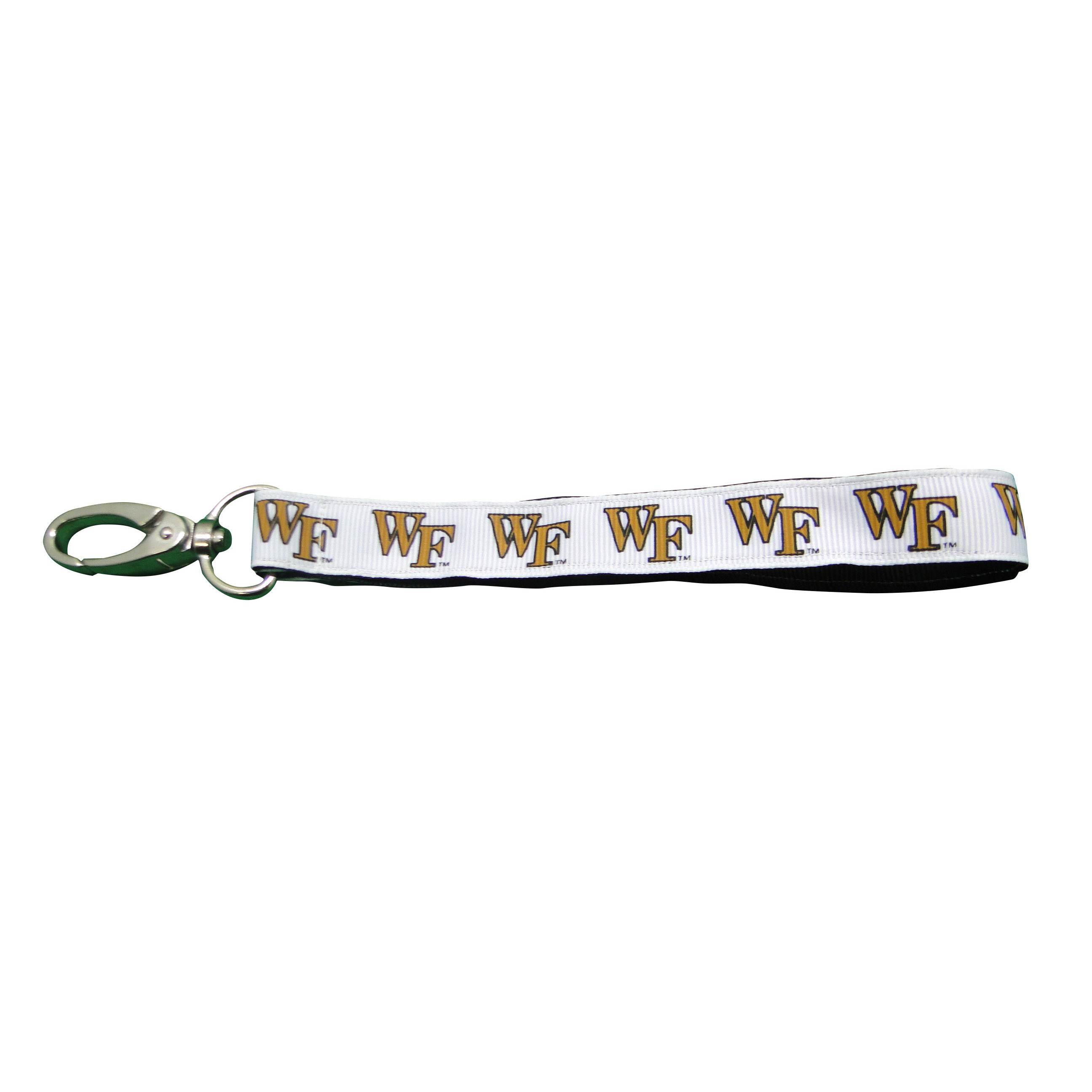 2-Tone Mini Wristlet Keychain Wake Forest University