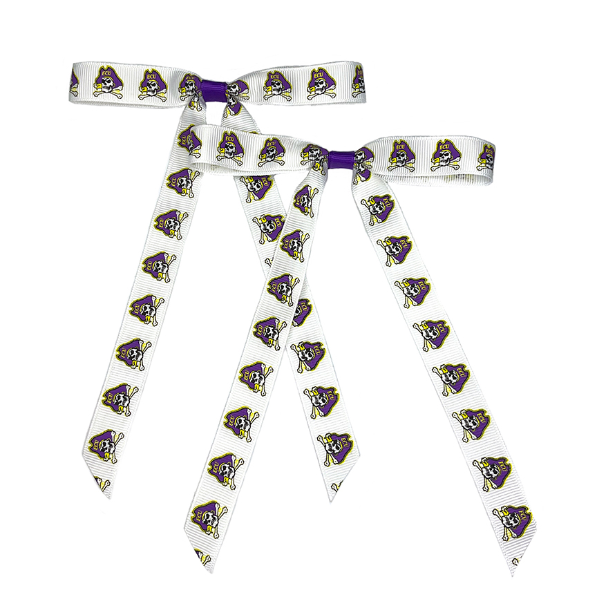 Mini Cheer Bow Pair East Carolina University