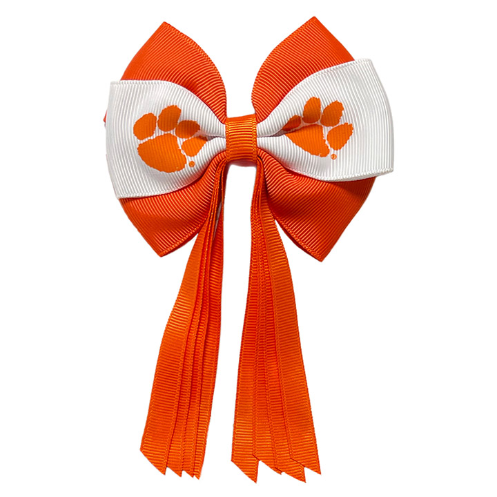 Mini Streamer Bow - Clemson University