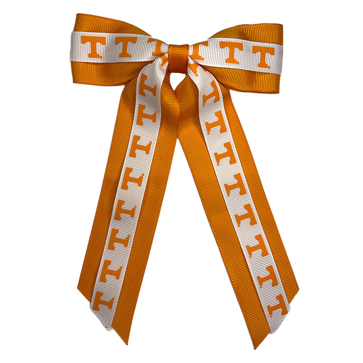 Mini Two-Tone Cheer Bow - University of Tennessee