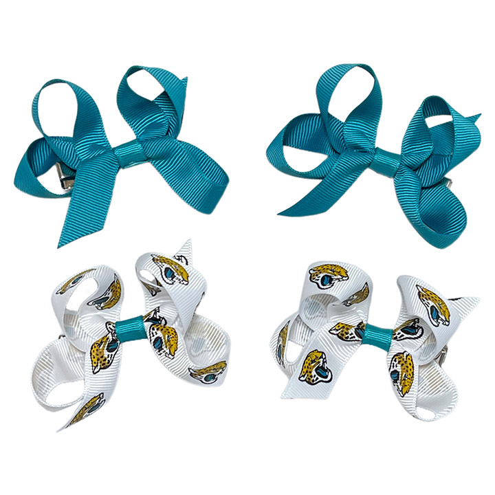 Mini Junior Bow Pair Quad - Jacksonville Jaguars