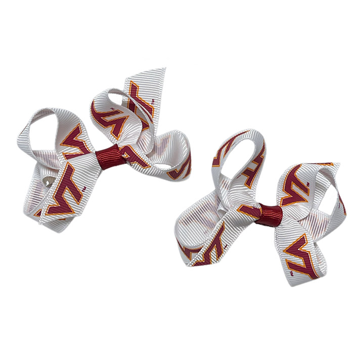 Mini Junior Bows - 2 pack - Virginia Tech
