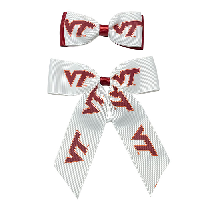 Bowtie & Cheer Pony 2 Pack - Virginia Tech