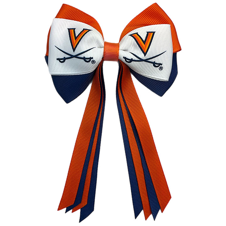 Mini Streamer Bow - Virginia Cavaliers