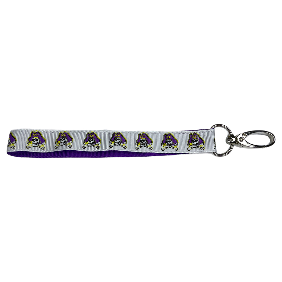 Mini Wristlet Keychain East Carolina University