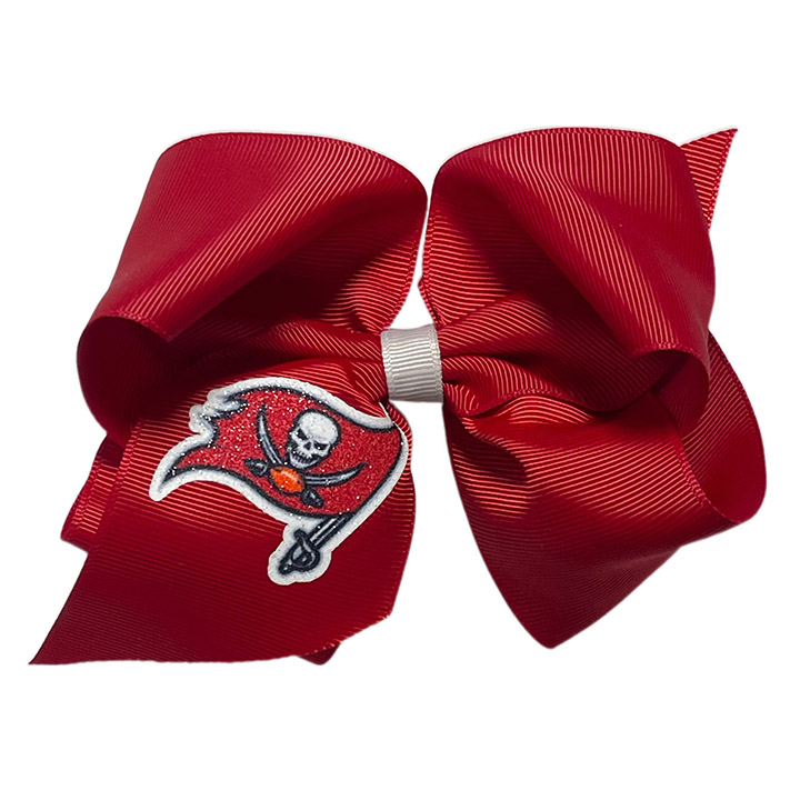 Glitter Junior Bow - Tampa Bay Buccaneers