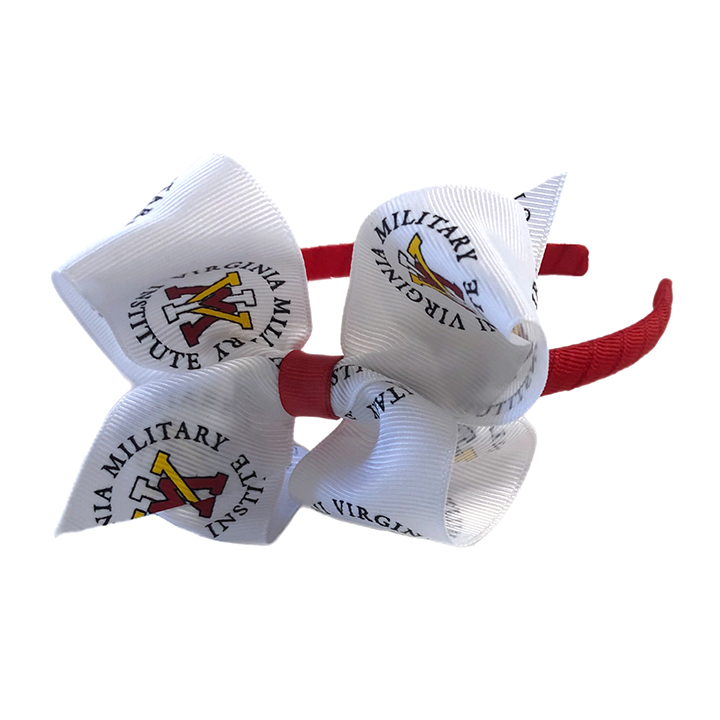 Wrapped Headband with Junior Bow - Virginia Military Institute