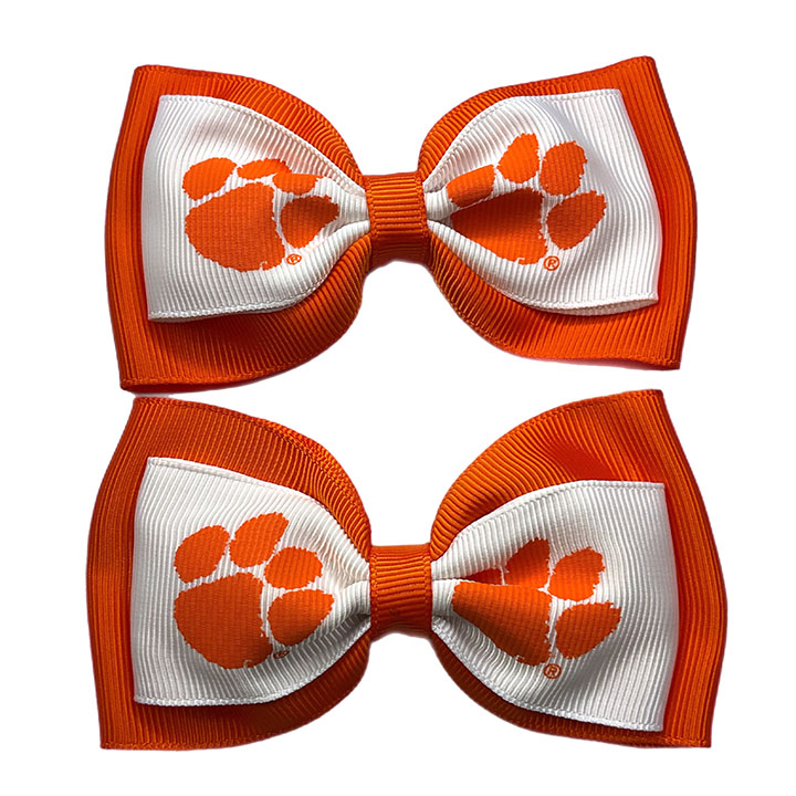 Bow Pair 2 Pack - Clemson University